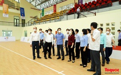 Phó Thủ tướng Vũ Đức Đam kiểm tra công tác chuẩn bị cho SEA Games 31 tại Bắc Ninh, Bắc Giang