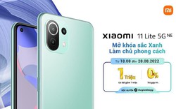 Xiaomi 11 Lite 5G NE ra mắt phiên bản màu mới xanh bạc hà