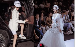 Hoa hậu Hoàng Dung lên đường dự London Fashion Week Spring Summer 2023