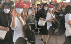 Nữ thần tượng đình đám Hyoyeon (SNSD) đổ bộ sân bay Tân Sơn Nhất, gây 