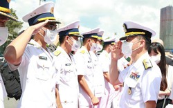 Nhóm tàu huấn luyện tuần tra của Hải quân Hàn Quốc thăm TP Hồ Chí Minh