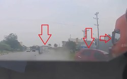 Clip: Ô tô con vượt ẩu gây tai nạn liên hoàn ở Thái Bình