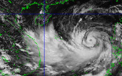 Khi bão số 4 vào đất liền, khả năng gió mạnh tương đương bão Xangsane