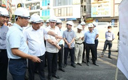 Chủ tịch Hà Nội kiểm tra tiến độ thi công các dự án giao thông trọng điểm