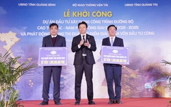 Khởi công dự án đường cao tốc Bắc Nam tuyến Vạn Ninh – Cam Lộ: Doanh nghiệp trao 2 tỷ đồng hỗ trợ người nghèo