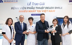 Bệnh viện Mắt Quốc tế DND nhận giải “Bệnh viện phẫu thuật ReLEx SMILE bằng phương pháp của Zeiss nhiều nhất tại Việt Nam”