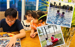 Rời xa thành thị ồn ào, gia đình nhỏ tận hưởng sự bình yên và thư thái bên nhau ở Phú Quốc