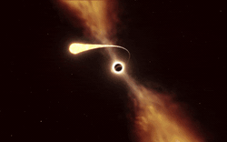 Cận cảnh hình ảnh hố đen “nuốt chửng” một ngôi sao
