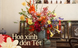30 Tết học ngay cách cắm hoa vừa truyền thống lại vừa mới lạ để có được bình hoa tổng hợp đẹp nức nở này