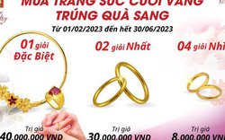 Tận hưởng cơ hội “mua trang sức cưới vàng trúng quà sang” đợt 2 từ Bảo Tín Minh Châu