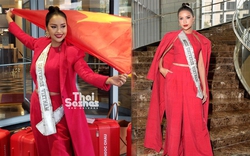 Hé lộ trang phục đầu tiên của Ngọc Châu tại Miss Universe 2022