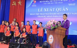 Đoàn thể thao người khuyết tật Việt Nam xuất quân dự Asian Para Games 4