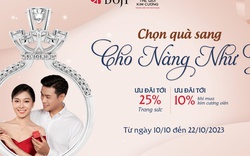 Ưu đãi tới 25% trang sức sang cho nàng như ý dịp 20/10