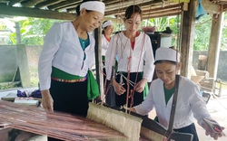 Truyền dạy nghề dệt thổ cẩm cho đồng bào Mường Phú Thọ