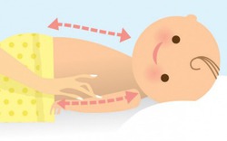 Bài massage cho trẻ sơ sinh cực kỳ đơn giản, mẹ nên làm cho bé mỗi ngày