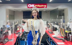 Hoa hậu Bảo Ngọc trổ tài bắn tiếng Anh trên sóng truyền hình Philippines