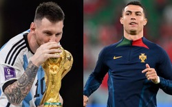 Ronaldo thừa nhận tranh cãi về cầu thủ hay nhất lịch sử không chấm dứt dù Messi có vô địch World Cup