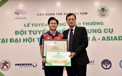 Đội tuyển TDDC Việt Nam nhận thưởng 