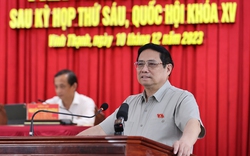 Thủ tướng Phạm Minh Chính tiếp xúc cử tri sau kỳ họp thứ sáu Quốc hội khóa XV