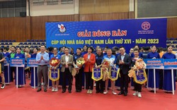 Khai mạc giải bóng bàn Cup Hội Nhà báo Việt Nam lần thứ XVI năm 2023