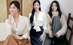 Gợi ý cách mặc đồ trắng trẻ trung và sang trọng như Song Hye Kyo