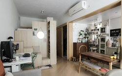 Vợ chồng mua nhà 33m2 không có phòng ngủ, lựa chọn nội thất để tiết kiệm từng chút không gian 