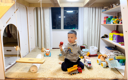 Bố mẹ khéo léo biến căn phòng 10m2 thành không gian thu nhỏ của riêng con