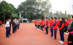 Thứ trưởng Hoàng Đạo Cương kiểm tra công tác chuẩn bị cho SEA Games 32 tại Trung tâm Huấn luyện thể thao quốc gia Hà Nội