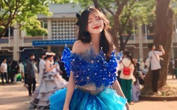 Nữ sinh Bình Thuận xinh như công chúa trong bộ trang phục 