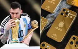 Messi bỏ ra 5 tỷ đồng mua iPhone dát vàng tặng các đồng đội