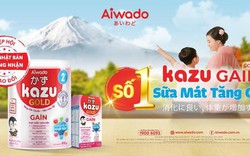 Hàng loạt mẹ bỉm tin dùng sản phẩm dinh dưỡng công thức Kazu Gain Gold 2+ của Aiwado