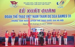 Lễ xuất quân đoàn Thể thao Việt Nam tham dự SEA Games 32: Tổ chức trang trọng, ý nghĩa