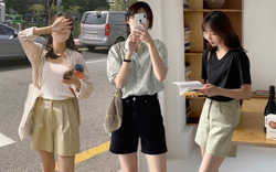 Đây đích thị là mẫu quần short ''chân ái'' cho nàng công sở: Mát mẻ, trẻ trung lại vẫn đảm bảo tính thanh lịch