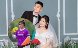 Tiền đạo tuyển nữ Việt Nam lên xe hoa với cầu thủ CLB Hải Phòng