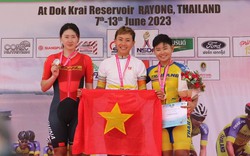 Nguyễn Thị Thật bảo vệ thành công HCV tại giải xe đạp châu Á 2023