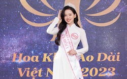 Người đẹp Nguyễn Thị Thùy Dương giành ngôi Á khôi 1 Hoa khôi Áo dài Việt Nam 2023