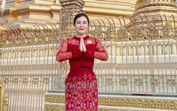 Hoa hậu Phan Kim Oanh mang 5 bộ áo dài tới sự kiện quốc tế