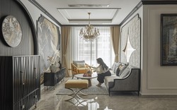 Căn hộ 127m² gây ấn tượng bởi phong cách châu Âu kết hợp chất liệu trang trí thuần Việt