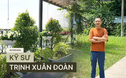 Kỹ sư thiết kế sân vườn Trịnh Xuân Đoàn: Từng mảng cỏ, bụi cây góp phần 