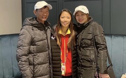 Huỳnh Như được tiếp thêm 100% sức mạnh tinh thần từ bố mẹ trước trận với đội tuyển nữ Mỹ