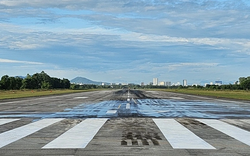 Đường băng sân bay Vinh đã được khắc phục xong