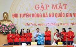 Chùm ảnh: Thủ tướng Phạm Minh Chính gặp mặt, biểu dương Đội tuyển bóng đá nữ Quốc gia Việt Nam