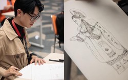 Sinh viên Trường ĐH FPT AI Quy Nhơn nghe tuồng cổ, vẽ tốc kí vở diễn cực đỉnh