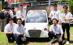 Ô tô điện của sinh viên gây ấn tượng mạnh với doanh nghiệp tại HUTECH TECHSHOW 2023