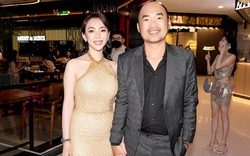 Vợ chồng Thu Trang - Tiến Luật tay trong tay dự buổi ra mắt phim kinh dị của Khương Ngọc