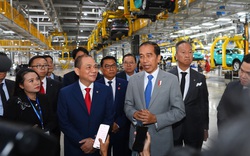 Tổng thống Indonesia thăm tổ hợp nhà máy Vinfast