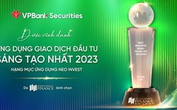 VPBankS đạt giải thưởng “Ứng dụng giao dịch chứng khoán sáng tạo nhất 2023”