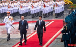 Chủ tịch nước Võ Văn Thưởng chủ trì lễ đón Tổng thống Philippines và Phu nhân thăm Việt Nam