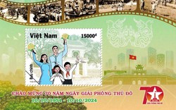 Phát hành bộ tem chào mừng 70 năm Ngày Giải phóng Thủ đô