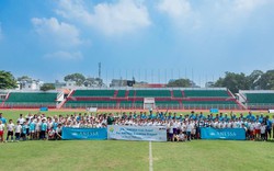 ANESSA Sunshine Project ươm mầm đam mê bóng đá cho hàng trăm cầu thủ nhí